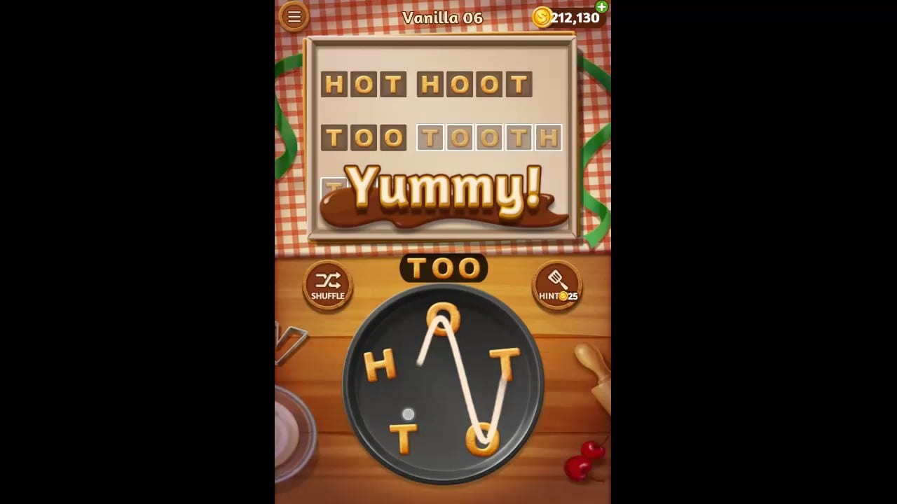 Word Cookies Vanilla Pack Level 6 Answers