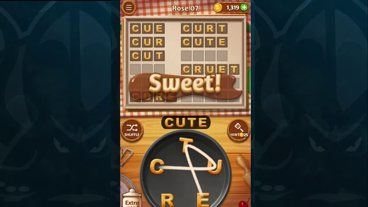 Word Cookies Walkthrough Rose Level 7 Solved