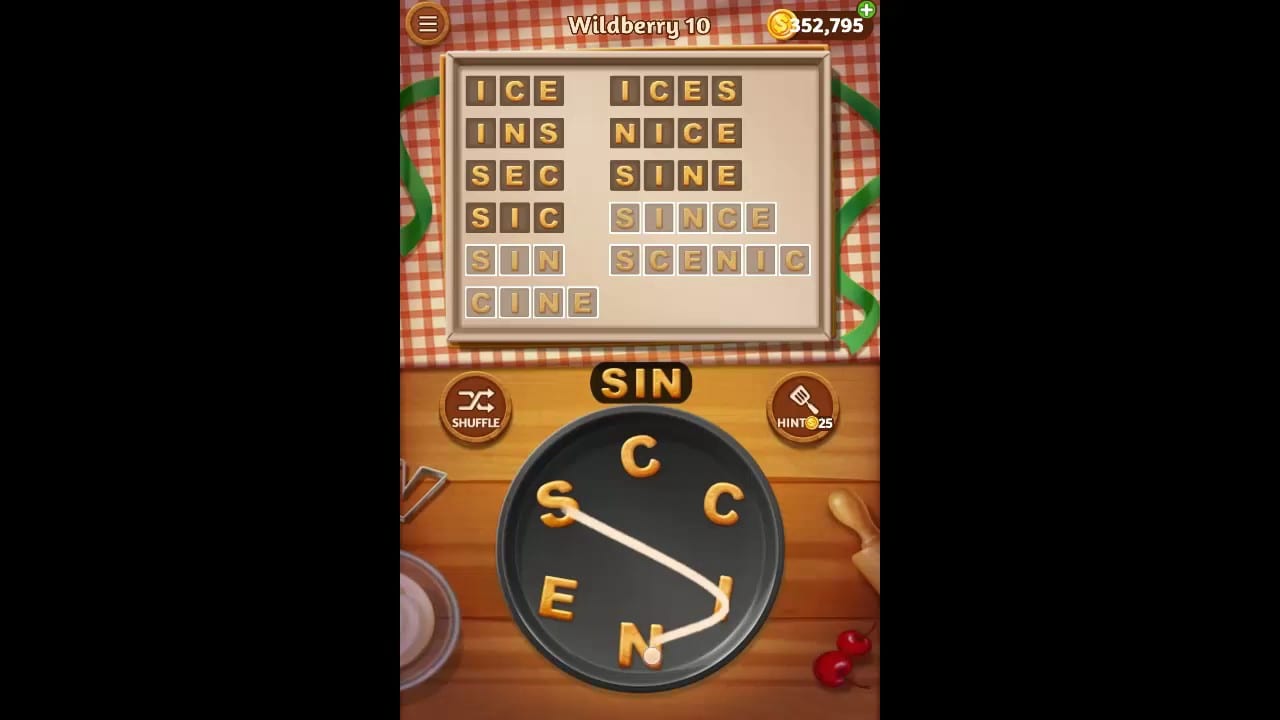 Word Cookies Wildberry Pack Level 10 Answers