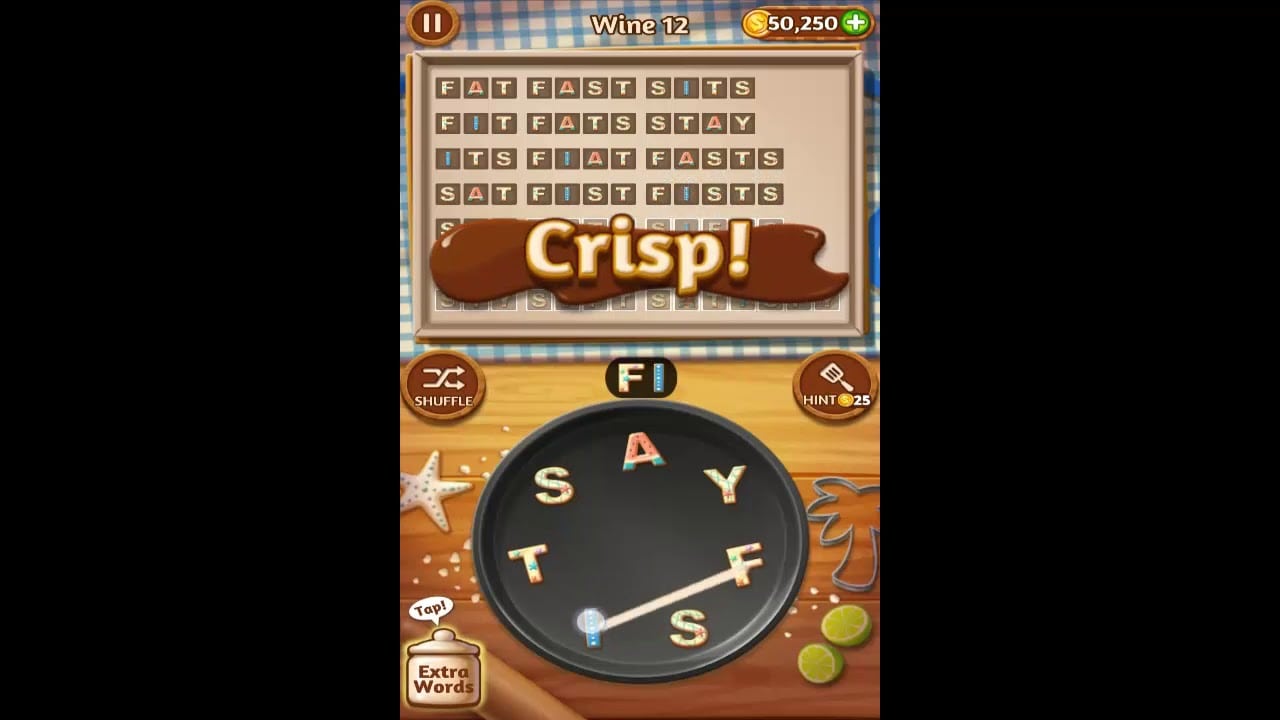 Word Cookies Wine Pack Level 12 Answers