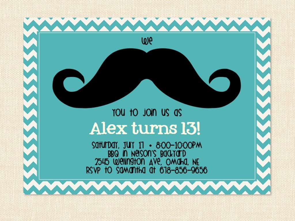 13th Birthday Party Invitations 13th Birthday Party Invitations