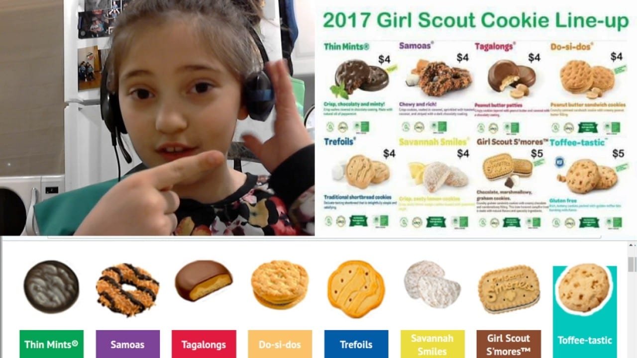2017 Zoie's Girl Scout Cookie Video