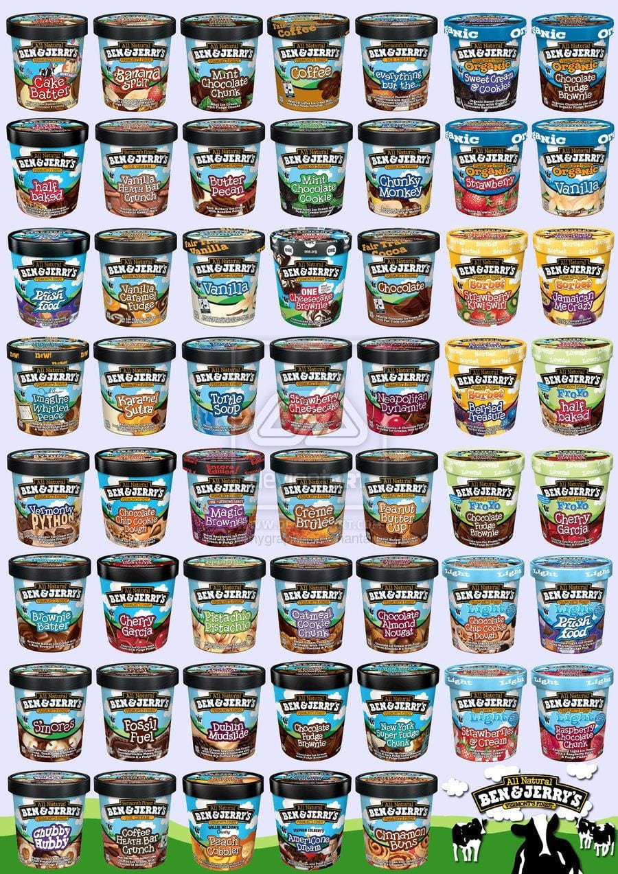 7) Ben And Jerry's Has 46 Flavors