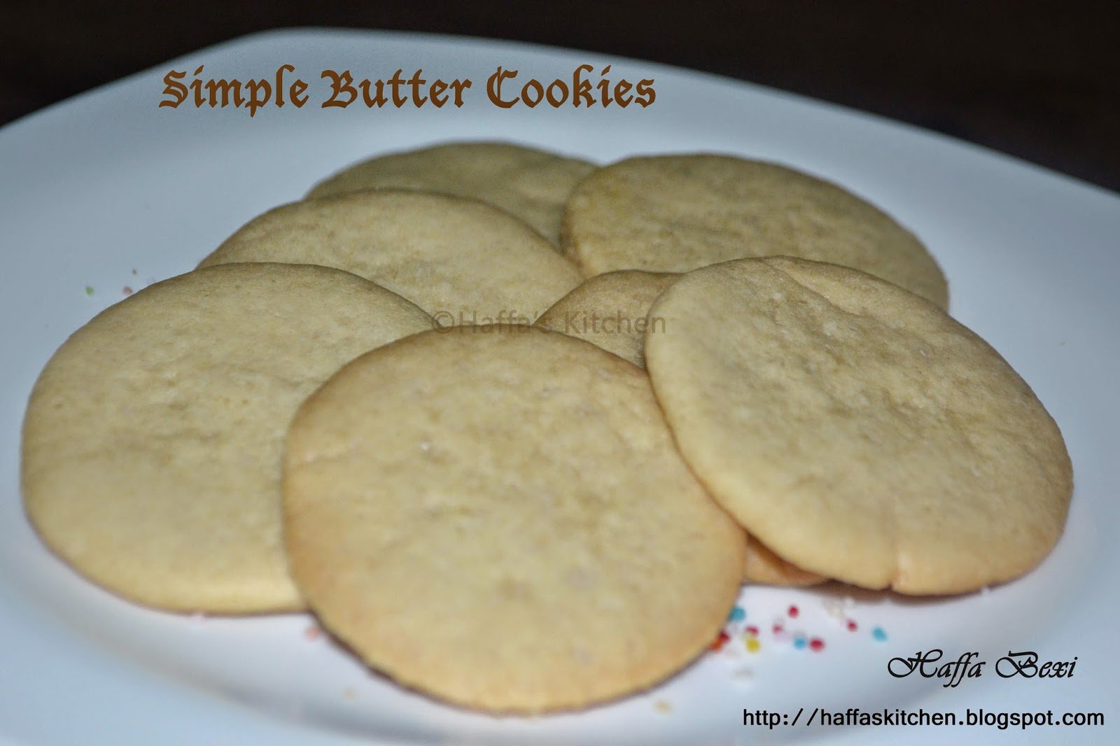 Simple Butter Cookies