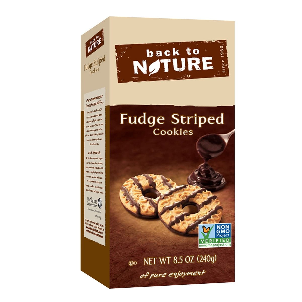 Fudge Striped Cookies