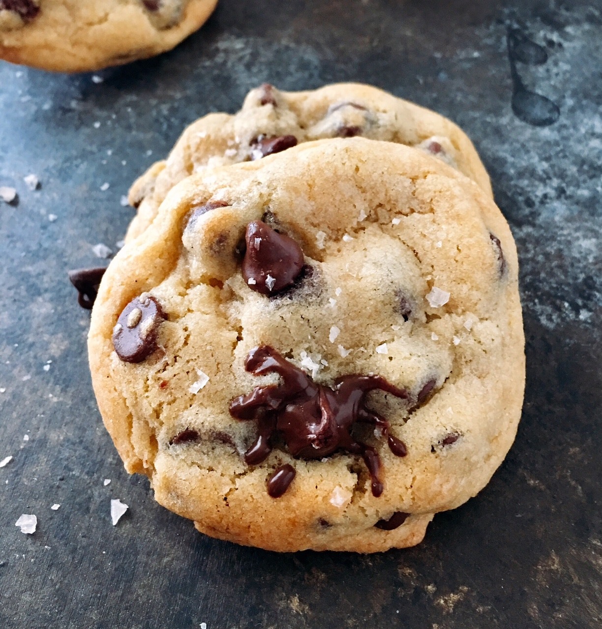 Salted Chocolate Chip Cookies