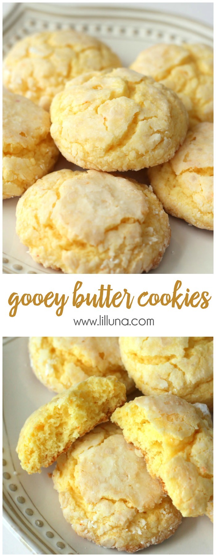 Gooey Butter Cookies Recipe
