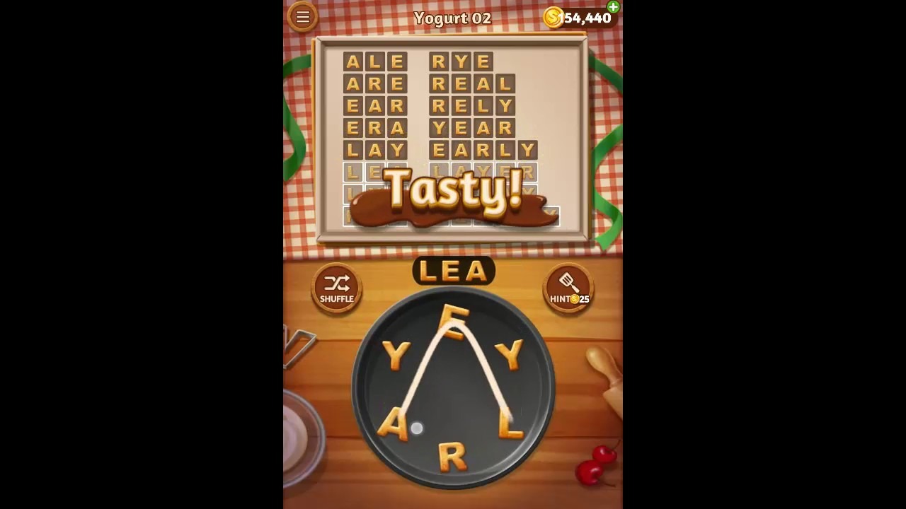Word Cookies Yogurt Pack Level 2 Answers