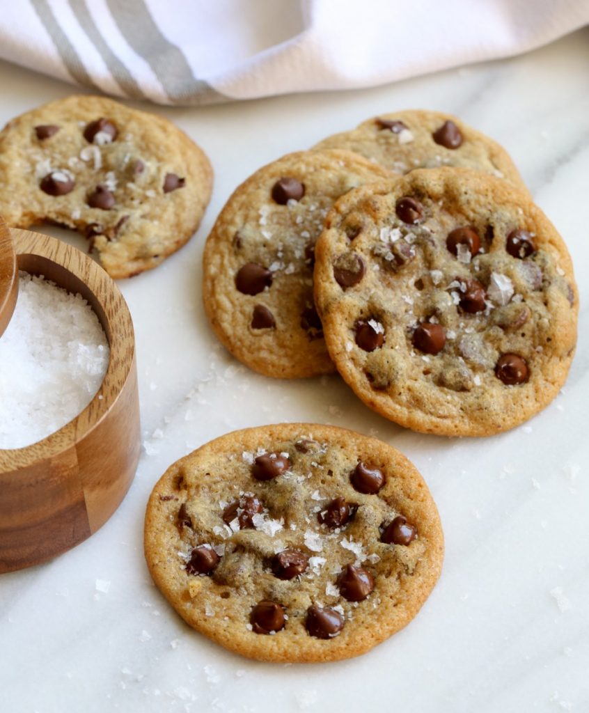 Salted Chocolate Chip Cookies