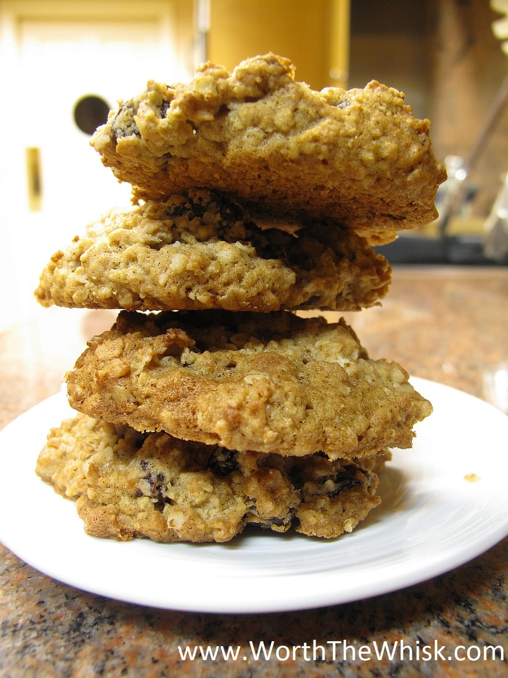 Vanishing Oatmeal Raisin Cookies Â· Worth The Whisk