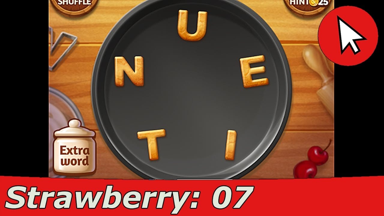 Word Cookies Strawberry 7 Answers Guide