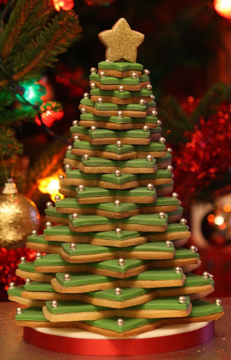 Lauralovescakes  3d Cookie Christmas Tree