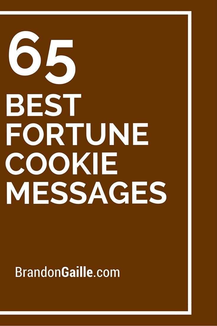 67 Best Fortune Cookie Messages