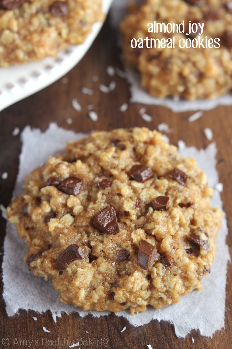 Almond Joy Oatmeal Cookies