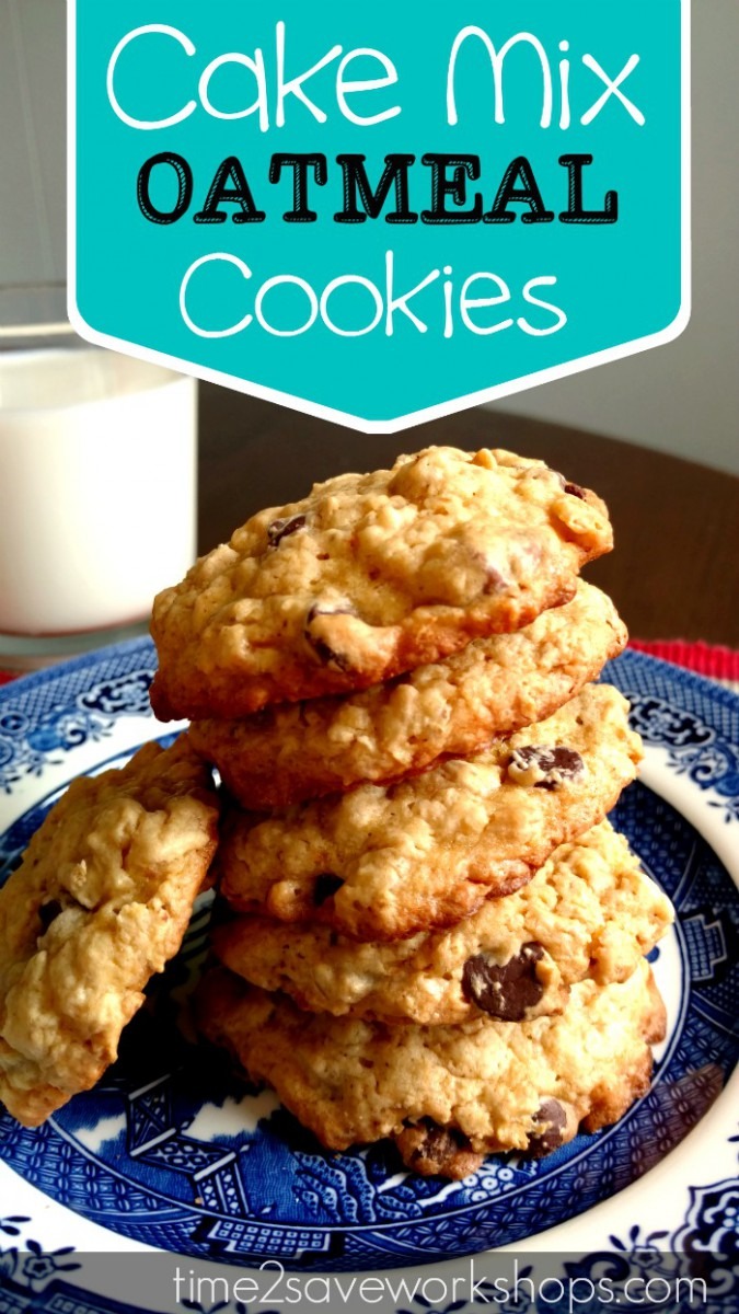 Cake Mix Oatmeal Cookies Recipe