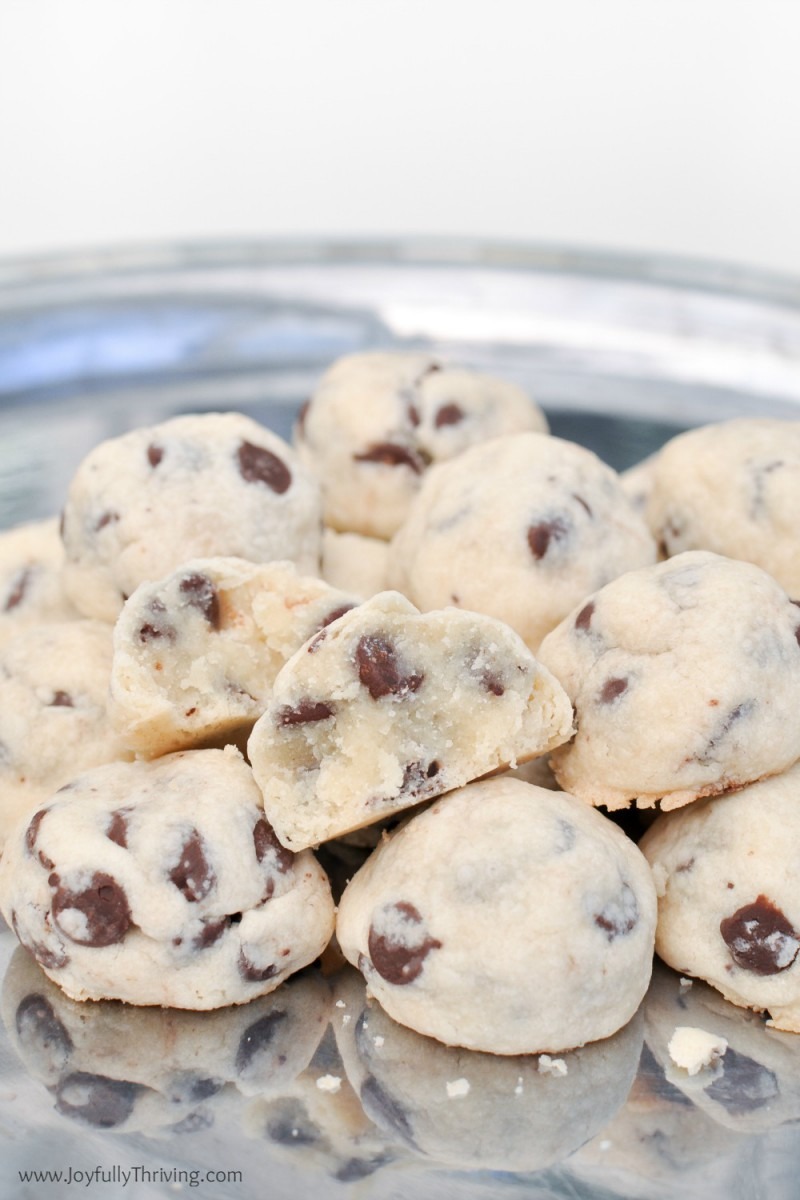 Chocolate Chip Shortbread Cookies