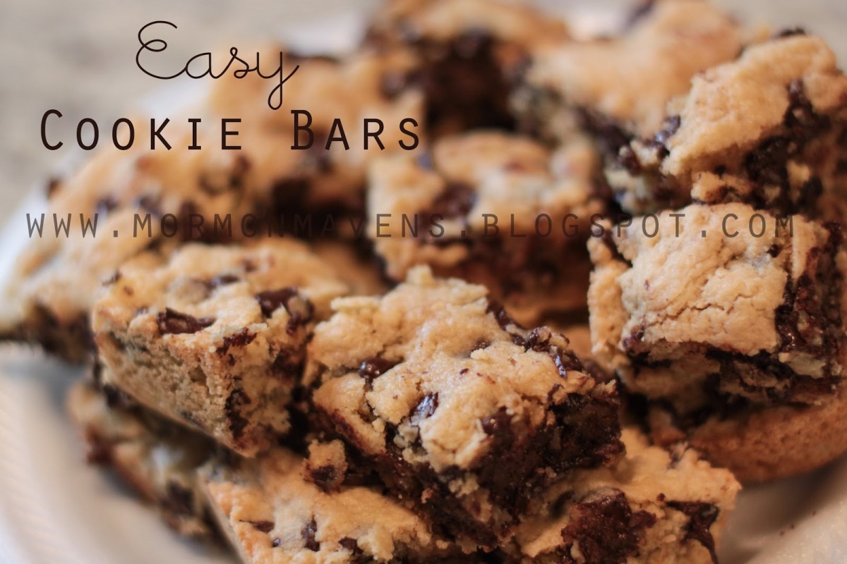 Mormon Mavens In The Kitchen  Easy Cookie Bars