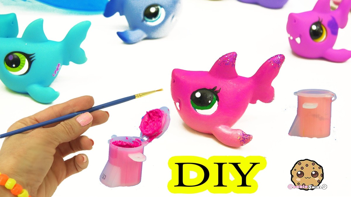 Custom Painting Diy Littlest Pet Shop Shark â Lps Do It Yourself
