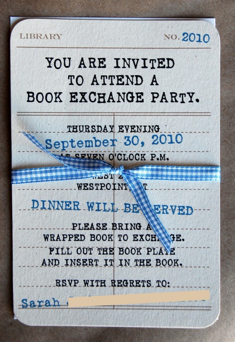 Reid Girls Handmade  Book Exchange Party + Freebie