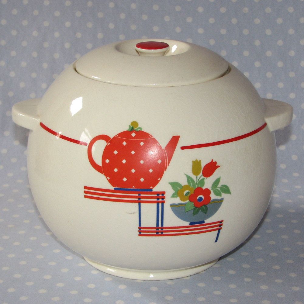 Vintage Cookie Jar By Hostess Ware Pottery Guild