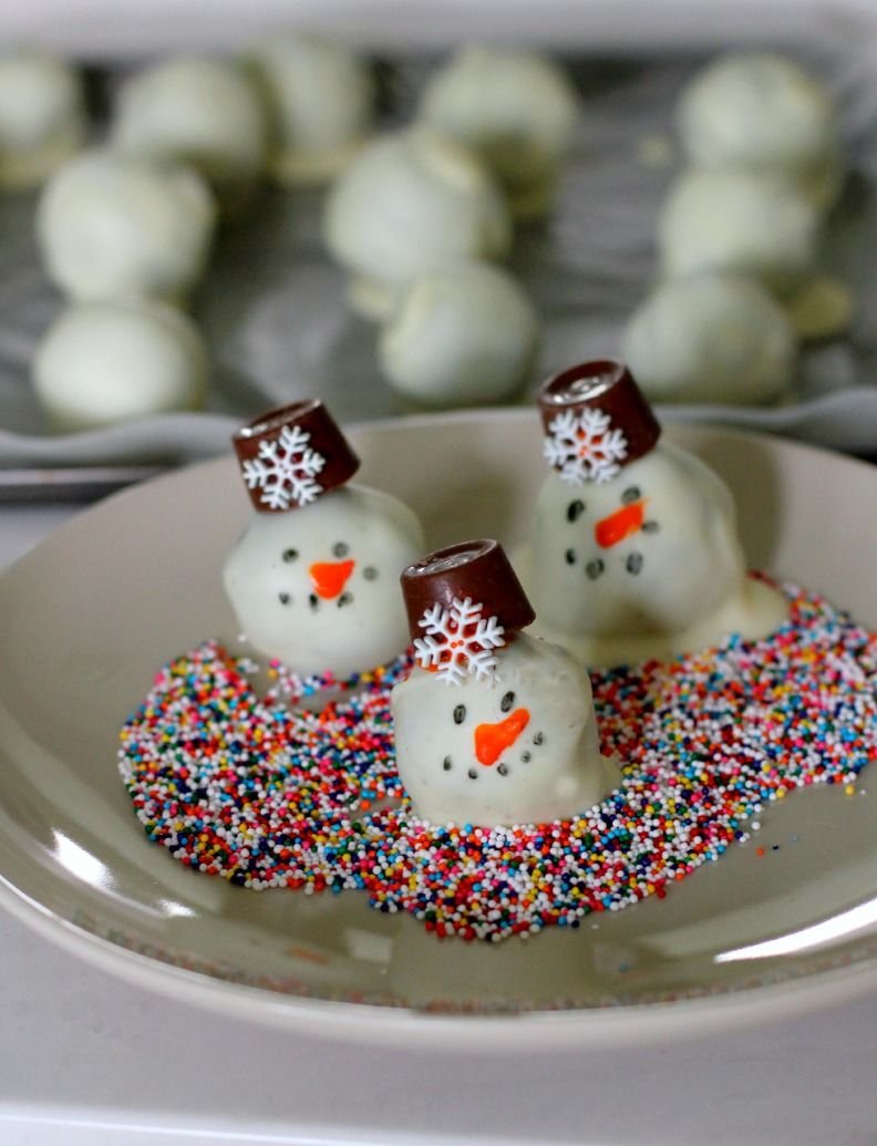 Oreo Snowman Cookie Balls Recipe This Could Be So Exciting, Get