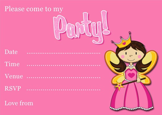 Invitation Ideas  Princess Party Invitations Free Printable