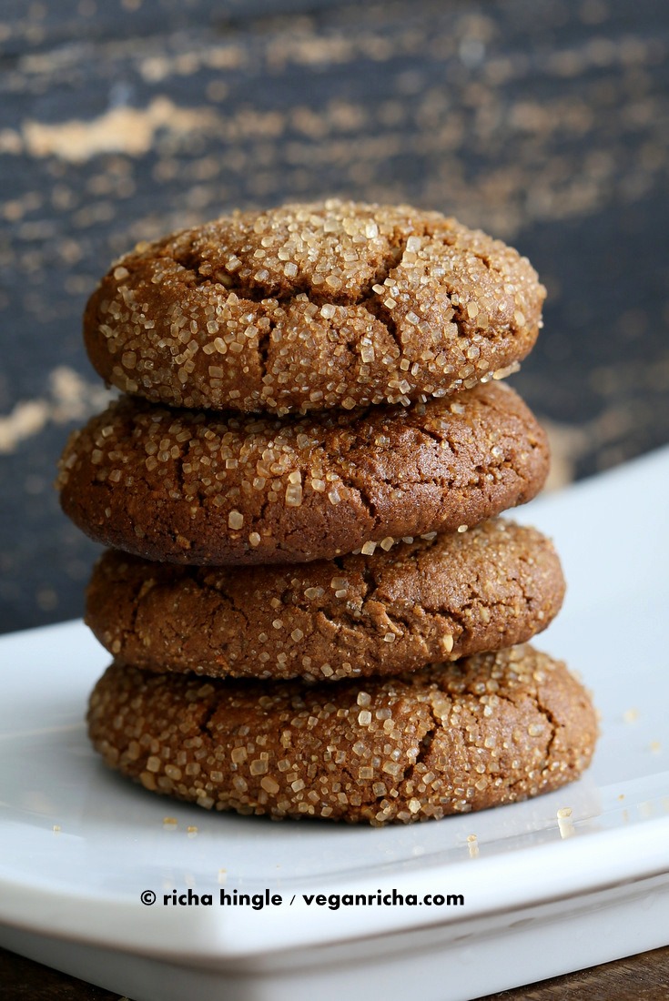 Gluten Free Ginger Molasses Cookies