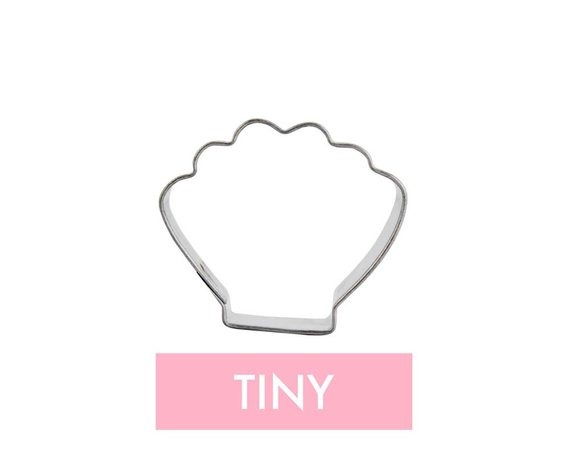 Tiny Clam Shell Seashell Cookie Cutter Mini Clam Shell