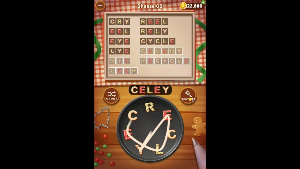 Word Cookies Cheese Pack Level 2 Answers