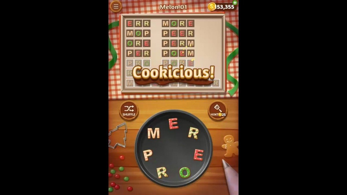 Word Cookies Melon Pack Level 1 Answers