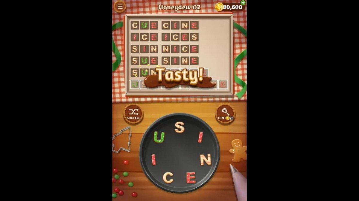Word Cookies Honeydew Pack Level 2 Answers