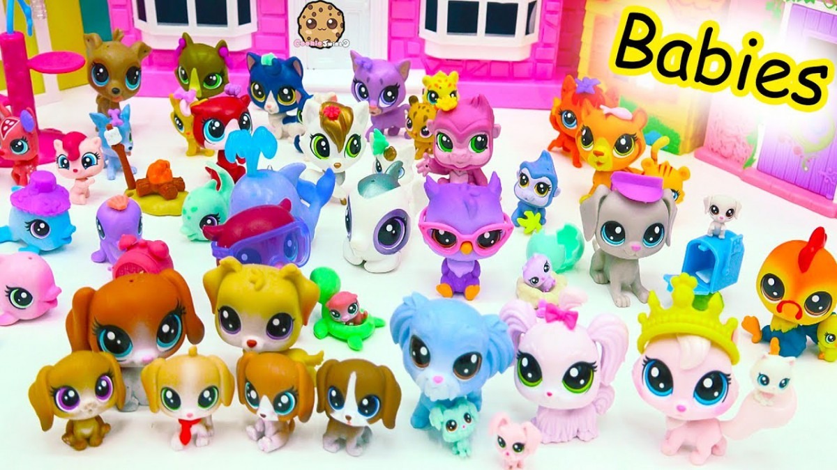 Littlest Pet Shop Dog, Cat, Animal Family Mom, Dad & Baby Lps Haul