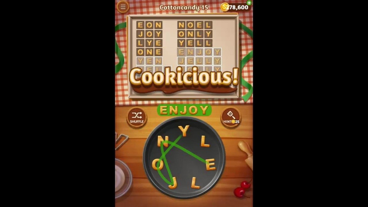 Word Cookies Cottoncandy Pack Level 15 Answers
