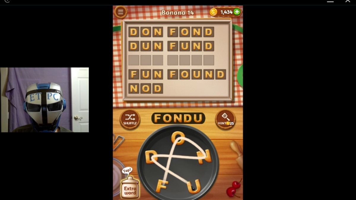 Word Cookies Banana 14 Solved