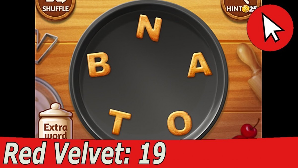 Word Cookies Red Velvet 19 Answers Guide