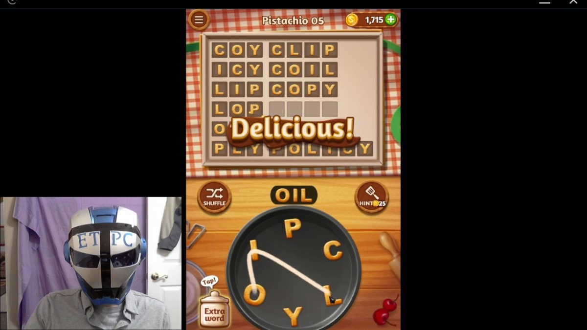 Word Cookies Pistachio 5 Solved