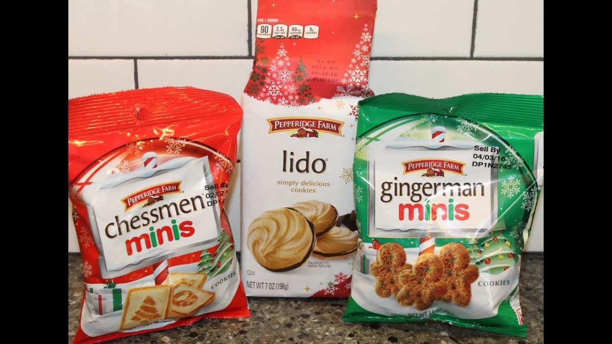 Pepperidge Farm  Chessmen Minis, Gingerman Minis & Lido Cookie