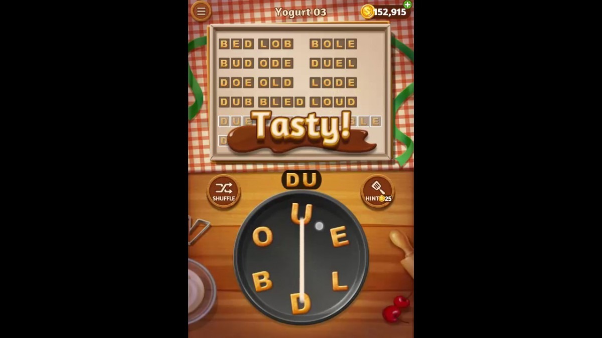 Word Cookies Yogurt Pack Level 3 Answers