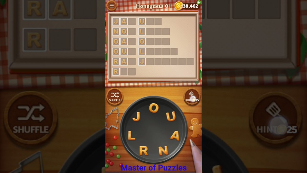 Word Cookies Honeydew Level 1 Sous Chef Solved
