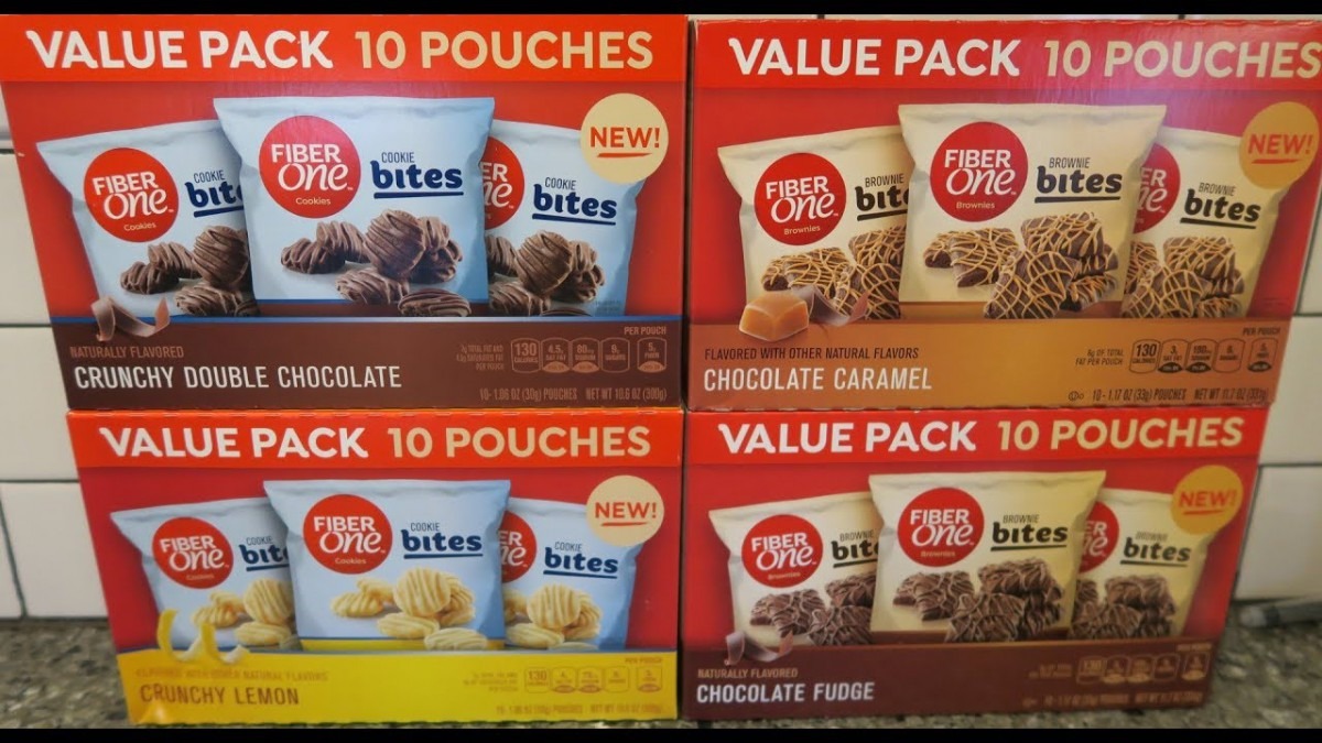 Fiber One Crunchy Double Chocolate & Lemon Cookies & Chocolate