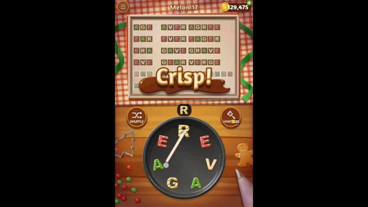 Word Cookies Melon Pack Level 17 Answers