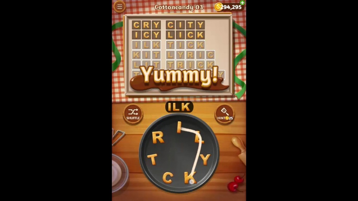 Word Cookies Cottoncandy Pack Level 3 Answers