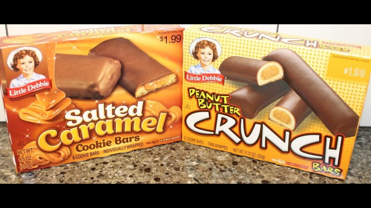 Little Debbie Peanut Butter Crunch Bars & Salted Caramel Cookie