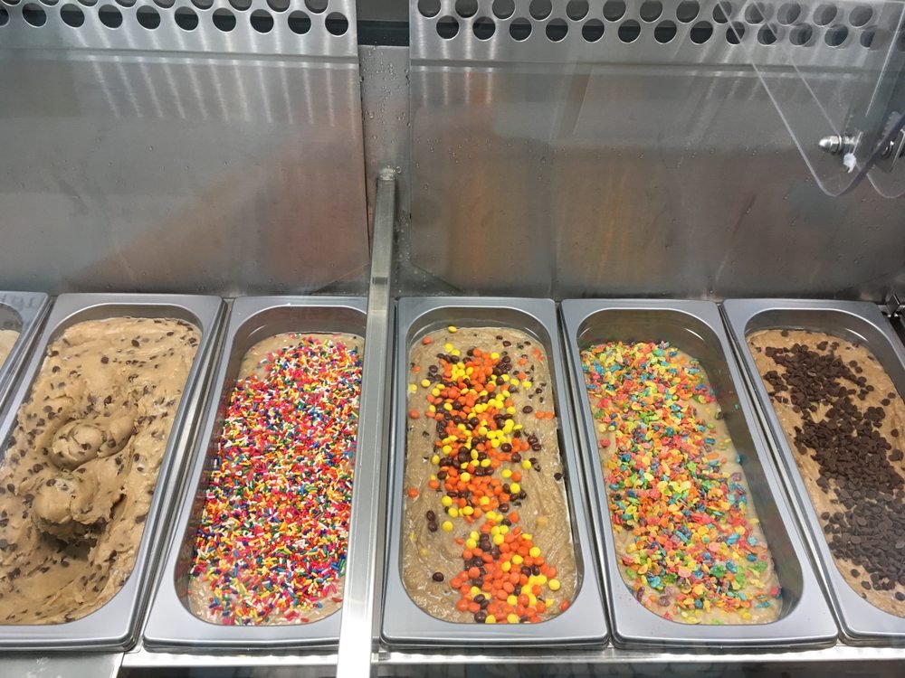9 Flavors Of Freshly Made, Edible Cookie Dough
