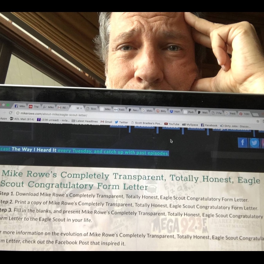Off The Wall  Eagle Scout Congratulatory Form Letter â Mike Rowe