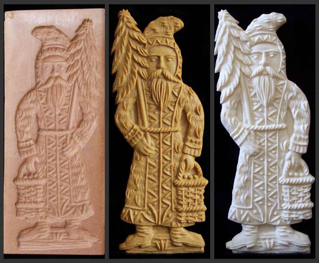 Schreiber Santa With Tree Mold â Item  1539 â $38 95 Â« Cookie Molds