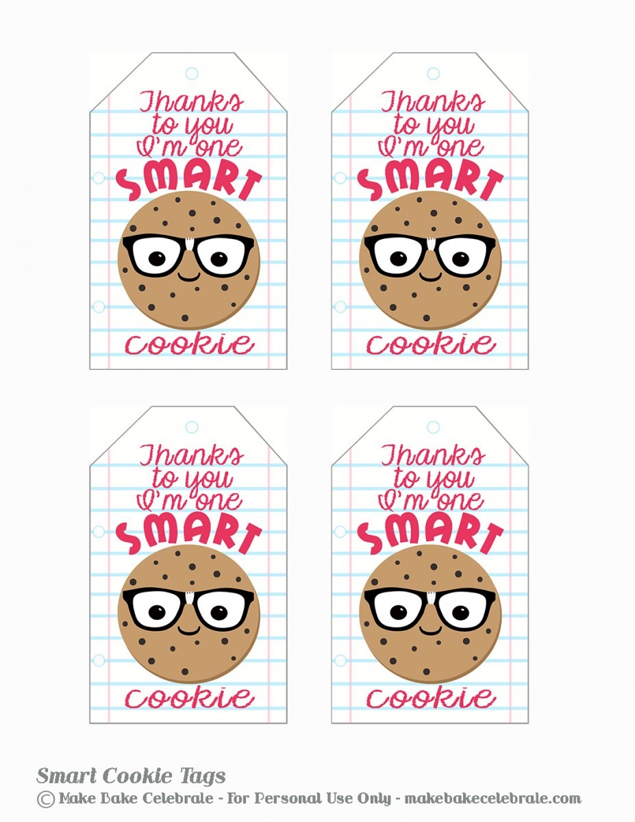 Smart Cookies + Printable!