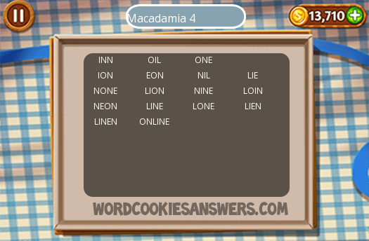 Best Word Cookies Macadamia 4 Image Collection