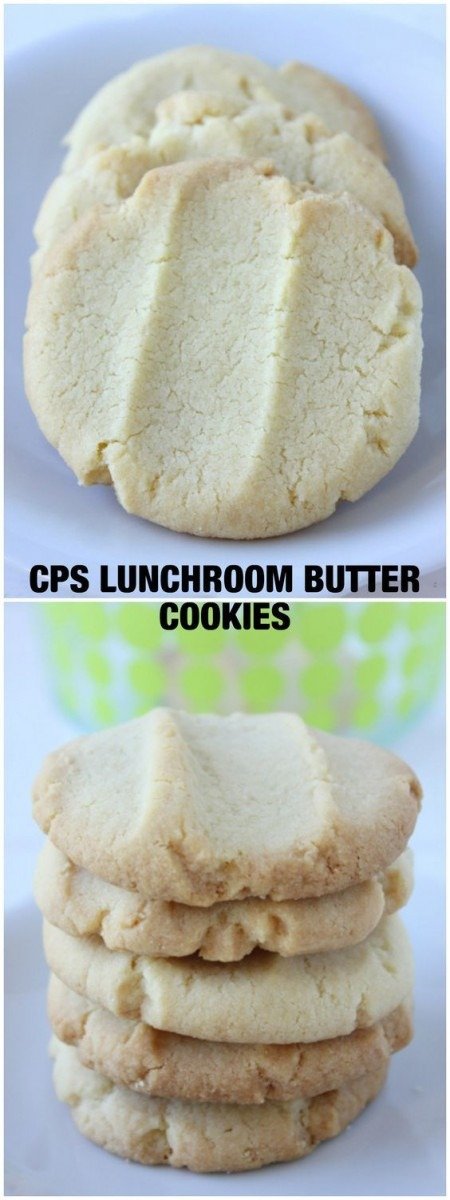 Cps Lunchroom Butter Cookies (4 Ingredients)