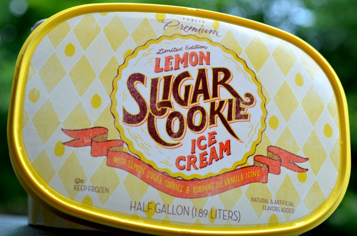 Food And Ice Cream Recipes  Review  Publix Premium Lemon Sugar